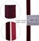 48 Yards Burgundy Velvet Ribbon 3/8Inch Velvet Fabric Ribbon Trim Single Face Spool Satin Velvet Ribbon for Gift Wrapping Bow Making Christmas Decoration